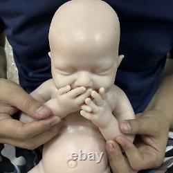 COSDOLL 18.5 inch Full Silicone Reborn Baby Girl Doll UNPAINTED Baby Doll