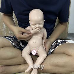 COSDOLL 18.5 inch Full Silicone Reborn Baby Girl Doll UNPAINTED Baby Doll