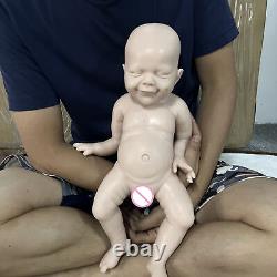 COSDOLL 18.5 inch Full Silicone Reborn Baby Girl Doll UNPAINTED Baby Doll