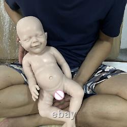 COSDOLL 18.5 inch Full Silicone Reborn Baby Girl Doll UNPAINTED Baby Doll
