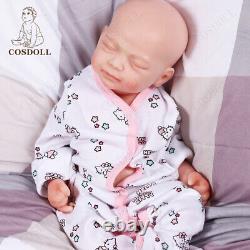 COSDOLL 18.5Drink-Wet System 5.95lb Baby Girl Full Body Silicone Reborn Doll US
