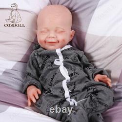 COSDOLL 18.5Lifelike Reborn Baby Dolls Handmake Full Silicone Newborn Baby Doll
