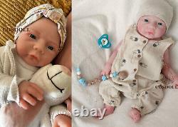 COSDOLL 18.5Real Soft Platinum Silicone Reborn Baby Dolls Handmade Newborn Girl