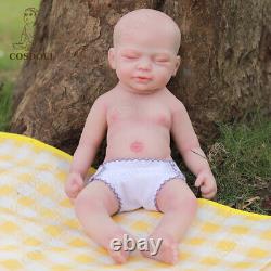 COSDOLL 18.5Reborn BOY Doll WithDrink-Wet System Full Body Soft Silicone BabyDoll