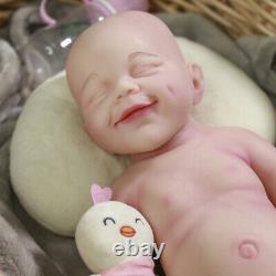 COSDOLL 18'' Full Body Silicone Reborn Baby Eyes Closed Cute BOY Doll