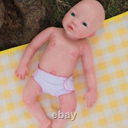 COSDOLL 18'' Lifelike Girl Full Body Platinum Silicone Reborn Baby Dolls Newborn