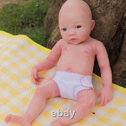 COSDOLL 18'' Lifelike Girl Full Body Platinum Silicone Reborn Baby Dolls Newborn