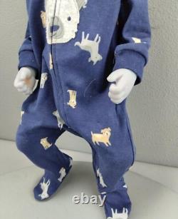 COSDOLL 18 Male Baby Doll Full Body Soft Silicone Doll Reborn Baby Doll WithHair