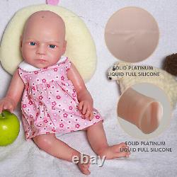 COSDOLL 18'' Realistic Newborn Girl Doll Reborn Full Silicone Flexible Skin Doll