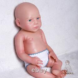 COSDOLL 18'' Realistic Newborn Girl Doll Reborn Full Silicone Flexible Skin Doll