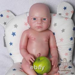 COSDOLL 18'' Realistic Newborn Girl Doll Reborn Full Silicone Flexible Skin Doll