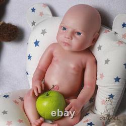 COSDOLL 18'' Realistic Newborn Girl Doll Reborn Full Silicone Flexible Skin Doll