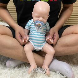 COSDOLL 18 inch Newborn baby Full Silicone Reborn Baby Girl Doll Christmas gift