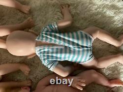 COSDOLL 18 inch Newborn baby Full Silicone Reborn Baby Girl Doll Christmas gift