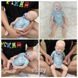 COSDOLL 18 inch Newborn baby Full Silicone Reborn Baby Girl Doll Christmas gift