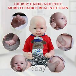 COSDOLL 19'' BOY Reborn Baby Dolls Handmade Lifelike Newborn Doll XMAS Gifts