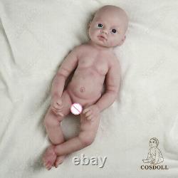 COSDOLL 19'' BOY Reborn Baby Dolls Handmade Lifelike Newborn Doll XMAS Gifts