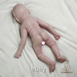 COSDOLL 19''Platinum Silicone Reborn Baby Boy Handmade Floppy Full Silicone Doll