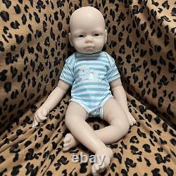 COSDOLL 19 Reborn Baby Dolls Newborn Baby Full Platinum Silicone Doll Unpainted