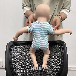 COSDOLL 19 Reborn Baby Dolls Newborn Baby Full Platinum Silicone Doll Unpainted