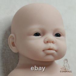 COSDOLL 19 Reborn Baby Dolls Newborn Baby Full Platinum Silicone Doll Unpainted