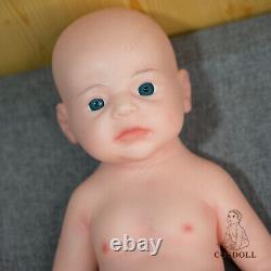 COSDOLL 22 Full Platinum Silicone Reborn Baby Dolls Lifelike Baby Painted Dolls