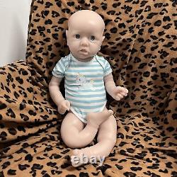 COSDOLL 22 in Newborn Realistic Baby Soft Full Body Silicone Baby Doll UNPAINTED