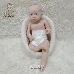 COSDOLL 22 in Newborn Realistic Baby Soft Full Body Silicone Baby Doll UNPAINTED