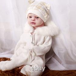 COSDOLL 22 in Platinum Silicone Reborn Baby Doll Painted Lifelike Dolls for Gift