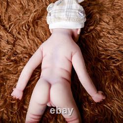 COSDOLL 22 in Platinum Silicone Reborn Baby Doll Painted Lifelike Dolls for Gift