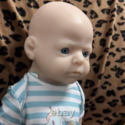 COSDOLL 22Full Silicone Reborn Baby Dolls 7.6lb Lifelike Unpainted Doll Can DIY