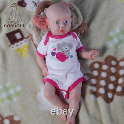 COSDOLL 22Newborn Girl Realistic Reborn Baby Dolls Soft Full Body Silicone Doll