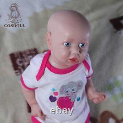 COSDOLL 22Newborn Girl Realistic Reborn Baby Dolls Soft Full Body Silicone Doll