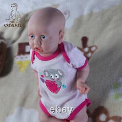 COSDOLL 22Newborn Girl Realistic Reborn Baby Dolls Soft Full Body Silicone Doll