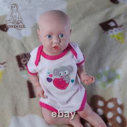 COSDOLL 22Newborn Girl Realistic Reborn Baby Dolls Soft Full Body Silicone Doll