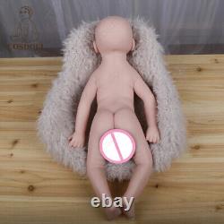 COSDOLL 22in Platinum Silicone Reborn Baby Doll Unpainted Lifelike Dolls forGift