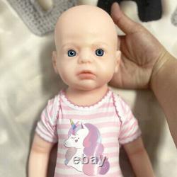 COSDOLL 22inch Floppy Silicone Reborn Baby Girl Full Body Silicone Newborn Doll