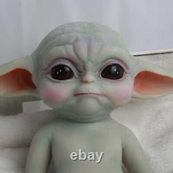 COSDOLL Baby Yoda Dolls Silicone Elf doll Full Silicone Reborn Baby