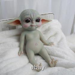 COSDOLL Baby Yoda Dolls Silicone Elf doll Full Silicone Reborn Baby