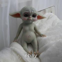 COSDOLL Baby Yoda Dolls Silicone Elf doll Full Silicone Reborn Baby