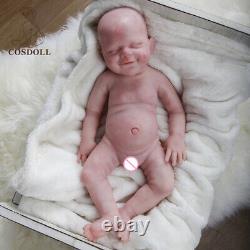 COSDOLL Drink-Wet System Full Silicone Baby Dolls 18.5 Reborn Boy Sleeping Doll