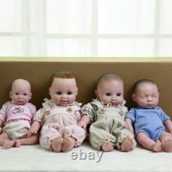 COSDOLL Platinum Silicone Reborn Baby Doll Painted Lifelike Dolls 4 piece set