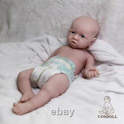 COSDOLL platinum silicone reborn baby doll Newborn Realistic BabUNPAINTED