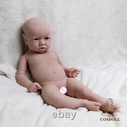 COSDOLL platinum silicone reborn baby doll Newborn Realistic BabUNPAINTED