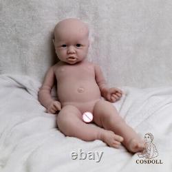 COSDOLL platinum silicone reborn baby doll Newborn Realistic BabUNPAINTED
