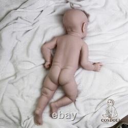 COSDOLL platinum silicone reborn baby doll Newborn Realistic BabUNPAINTED