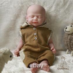 COSDOLL18 inch Eyes-closed Baby Doll BOY Full Body Soft Silicone Lifelike Reborn