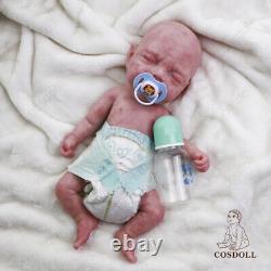 COSODLL 15.7 Full Silicone Reborn Baby Doll Premature Infant Newborn Baby Doll