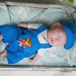 COSODLL 15.7 Newborn Baby Boy Doll Reborn Baby Dolls Full Body Silicone Baby US