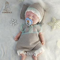 COSODLL 15.7 in Full Silicone BOY Doll Reborn Baby Dolls Infant, Not Vinyl Dolls